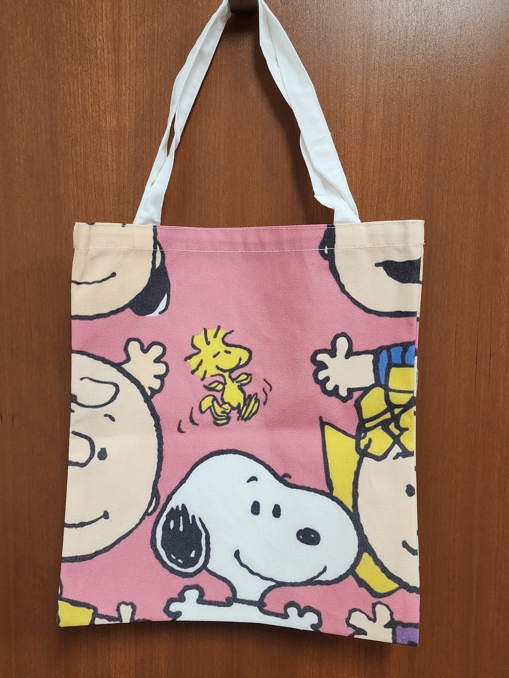 Peanuts Pink Snoopy Tote Bag